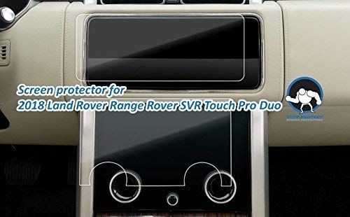 Tuff Protect Clear Screen Protectors for 2018 Land Rover Range Rover SVR Touch Pro Duo (4pcs)