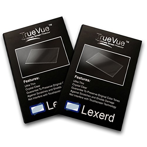 Lexerd - 2014 Ford Focus F-250 F-350 TrueVue Crystal Clear Navigation Screen Protector (Dual Pack Bundle)