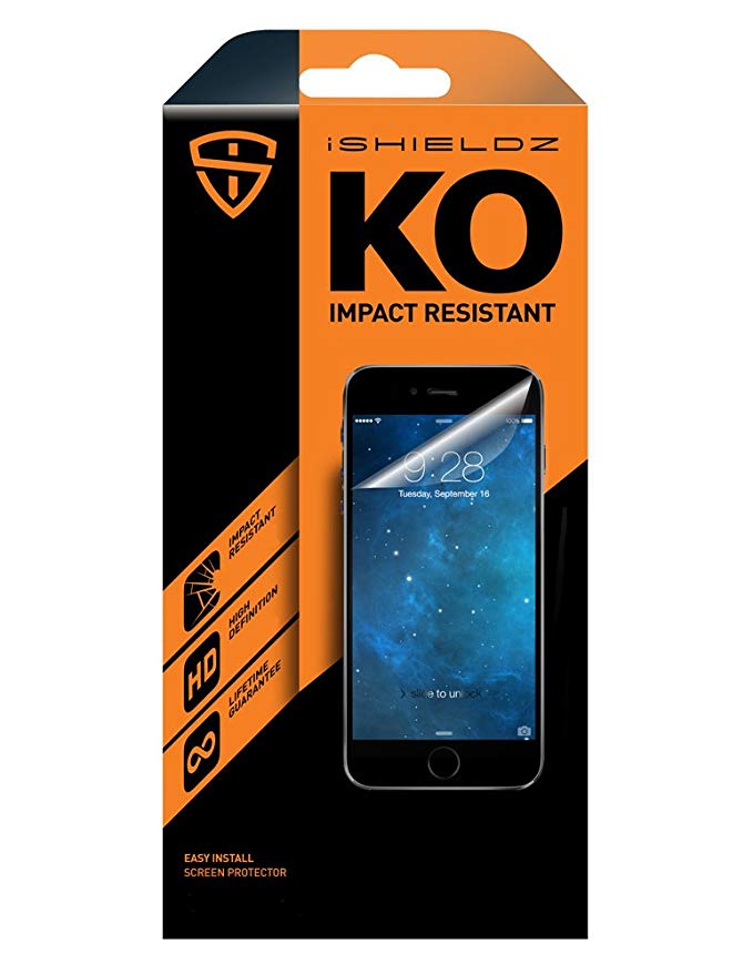 eShields iPhone 6 KO Impact Resistant Screen Protection with Auto Align Technology - Retail Packaging - Clear